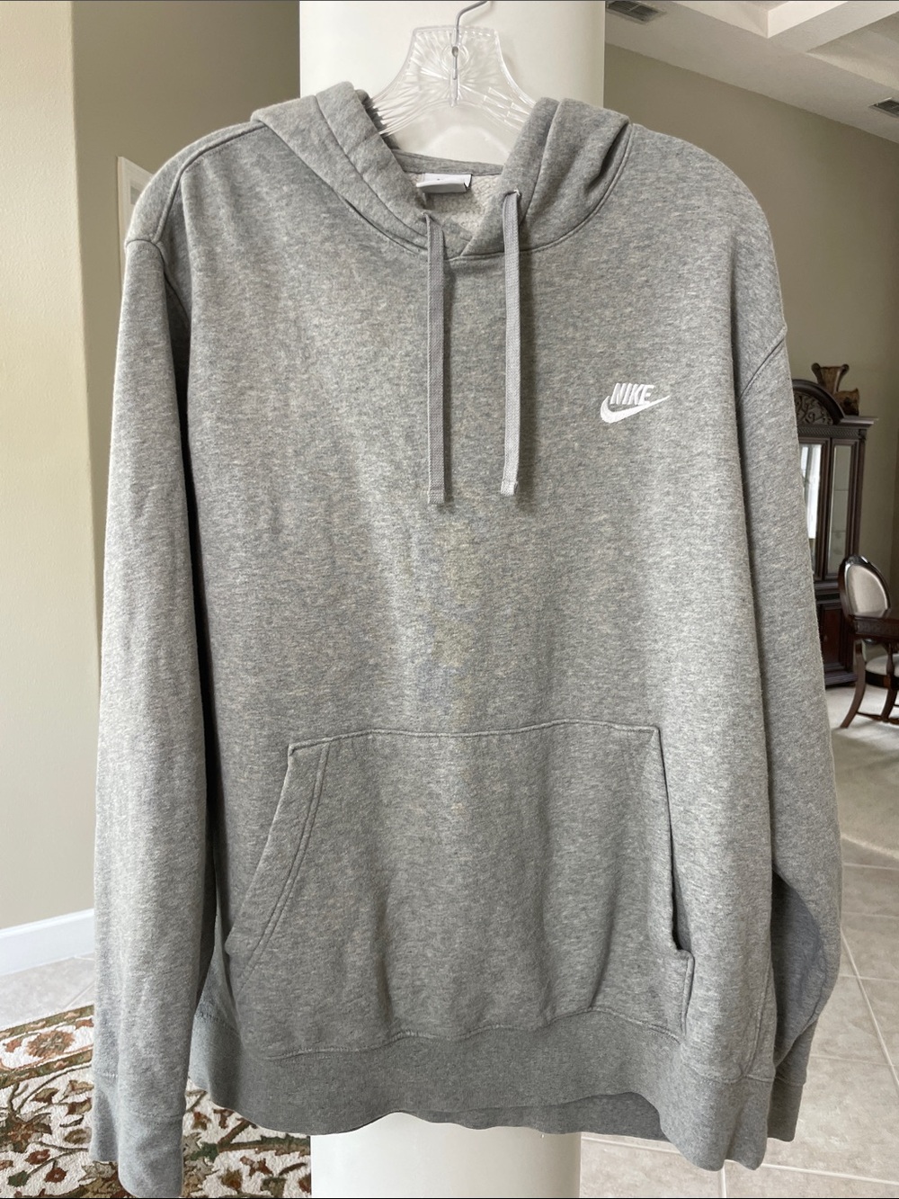 Nike men’s hoodie, gray, XL